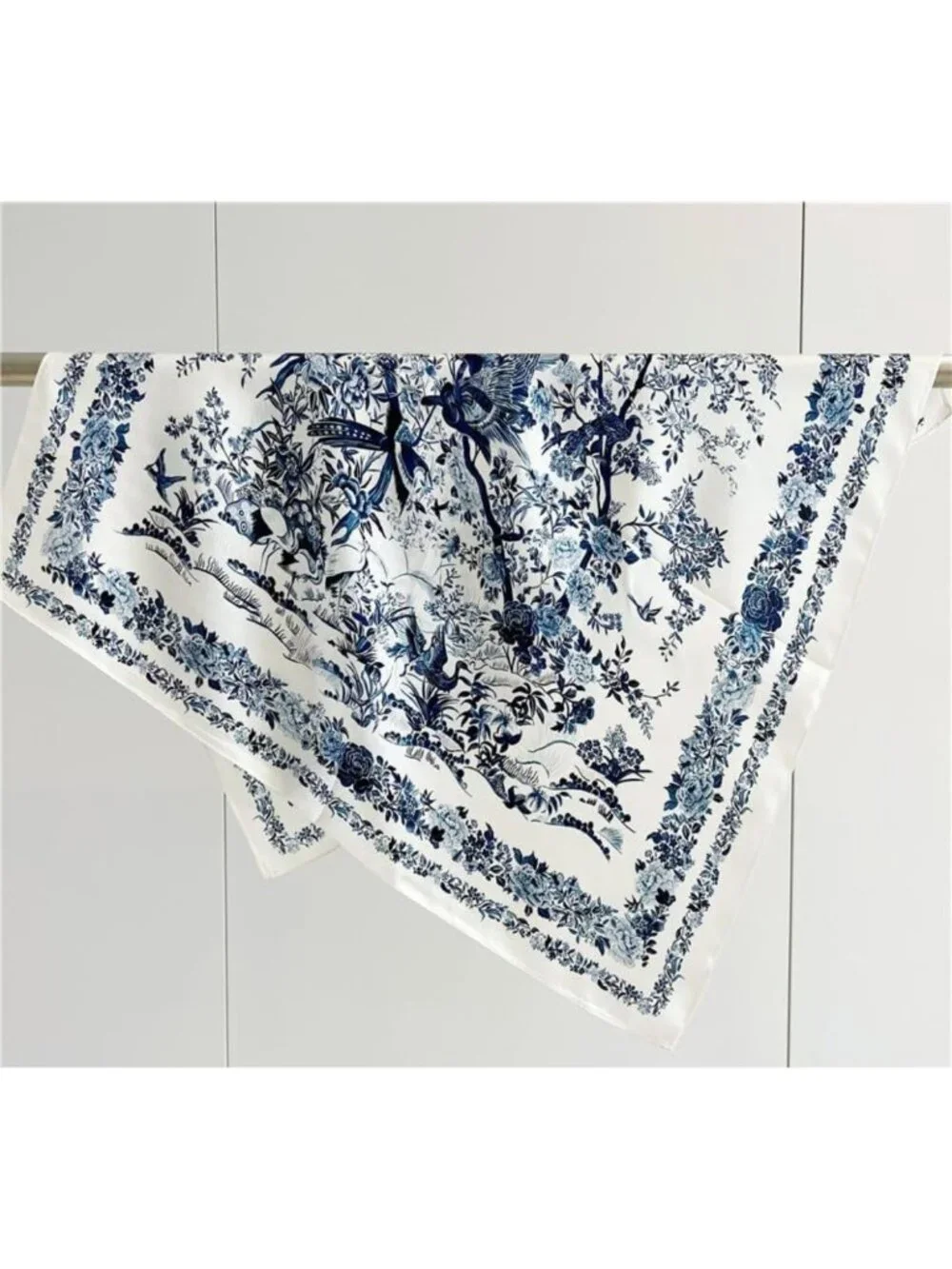 Luxurious 100% Pure Mulberry Silk Square Scarf 26